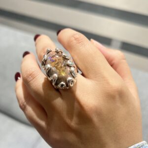 Anillo de plata .925 de Ópalo