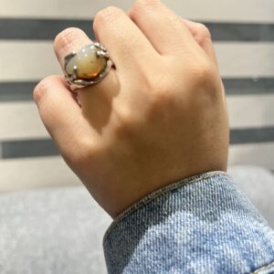 Anillo de plata .925 de Ópalo