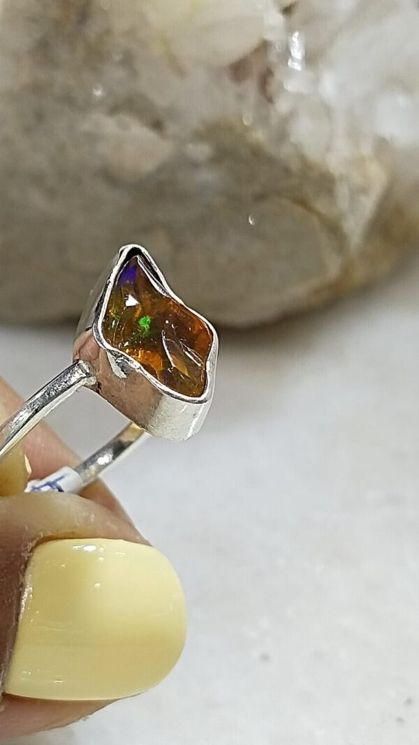 Anillo Plata .925 de Ópalo #6.5 - Image 3