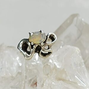 Anillo Plata .925 de Ópalo Facetado #8