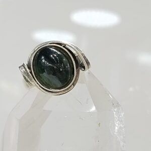 Anillo Plata .925 de Jade #6.5