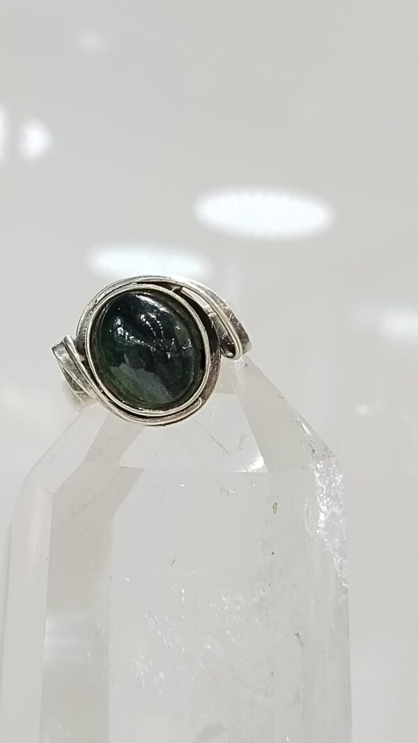 Anillo Plata .925 de Jade #6.5