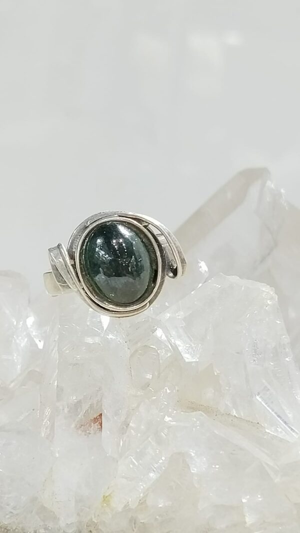 Anillo Plata .925 de Jade #6.5 - Image 2