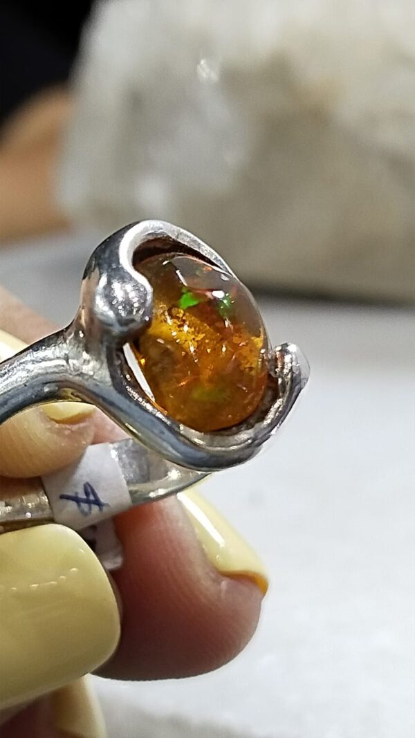 Anillo Plata .925 de Ópalo #8 - Image 4