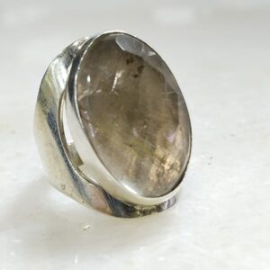 Anillo Plata .925 de Cuarzo Rutilado #9
