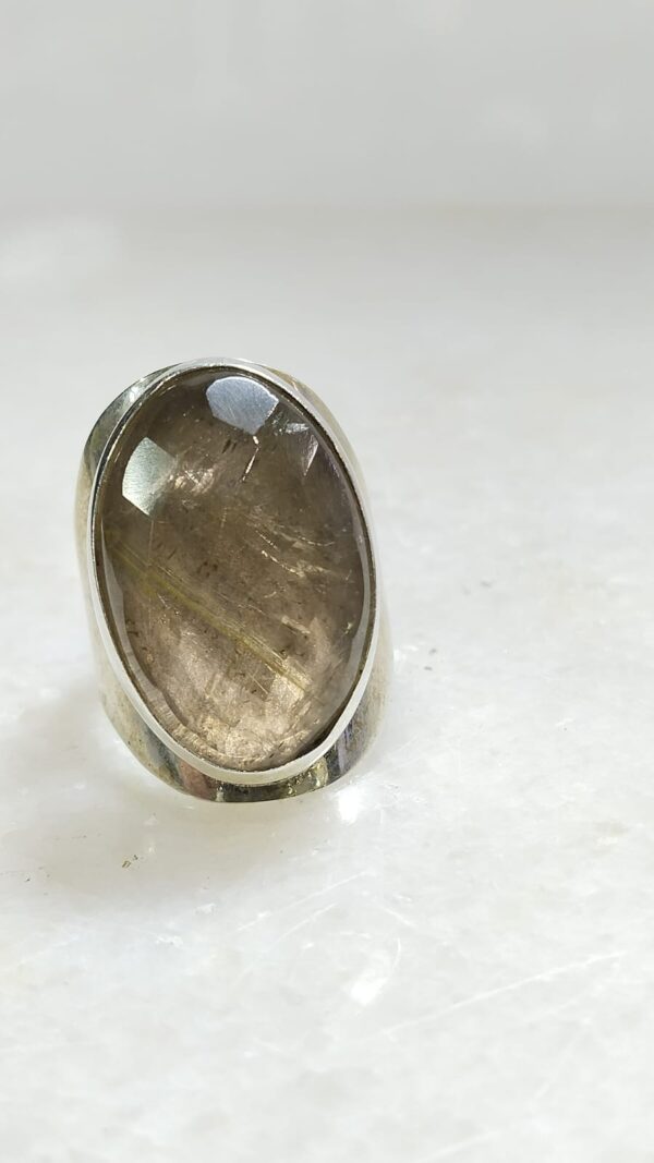 Anillo Plata .925 de Cuarzo Rutilado #9 - Image 2