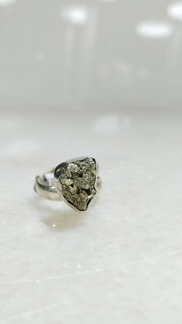 Anillo Plata .925 de Pirita Ajustable - Image 2